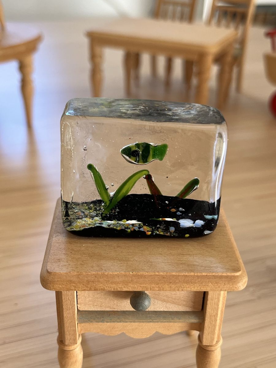 Case e mobili per bambole: Mini aquarium pour maison de poupée  – Usato da Euseigne venduto da so.ART