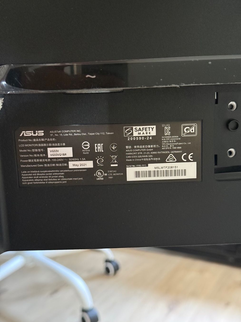 Asus Monitor: Triple 32 1440p sim racing with stand – Usato da Biel/Bienne venduto da dan_8jy8 2