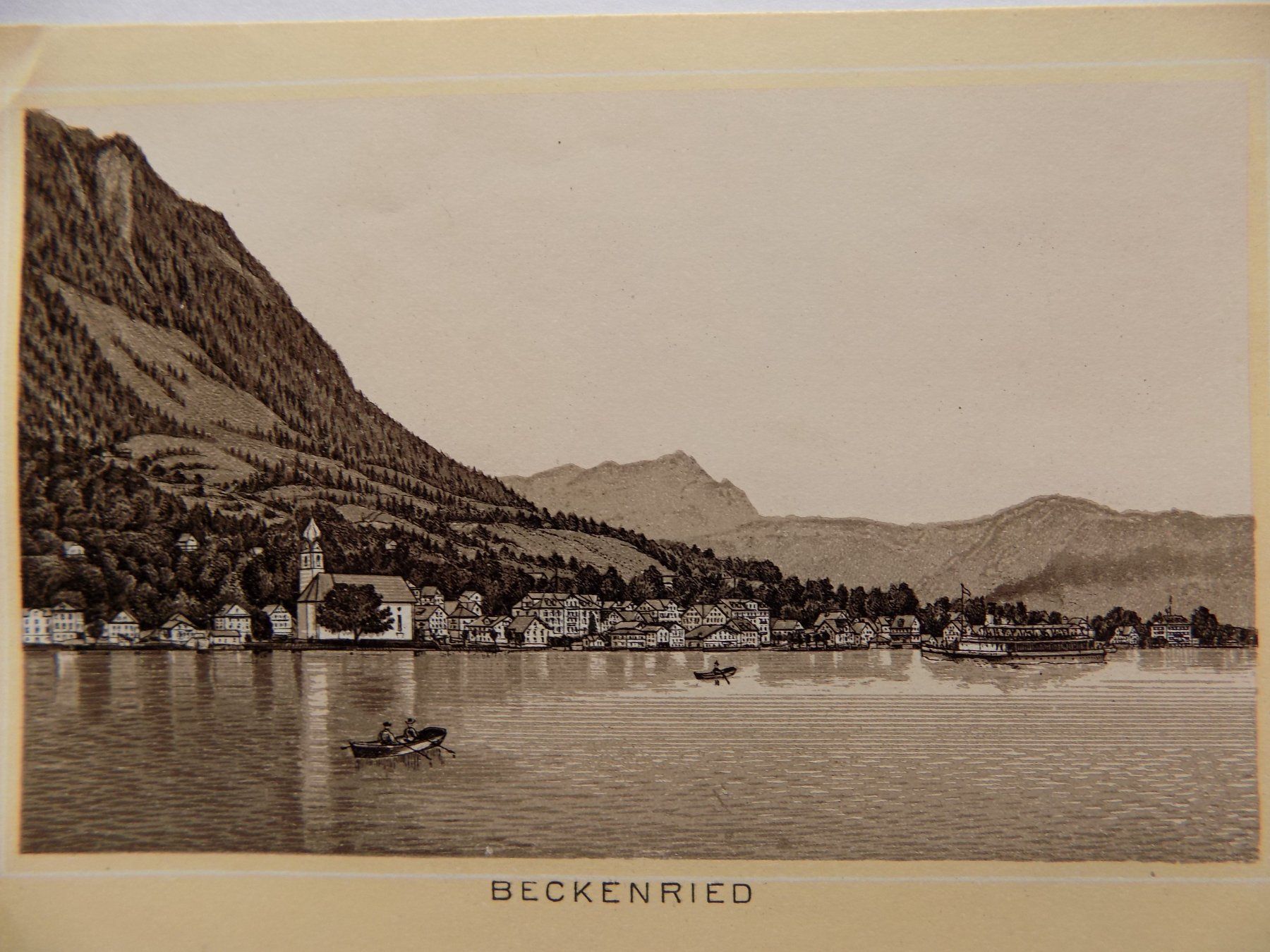 Incisioni: Beckenried Vierwaldstättersee – Usato da Risch venduto da Rischli15 1