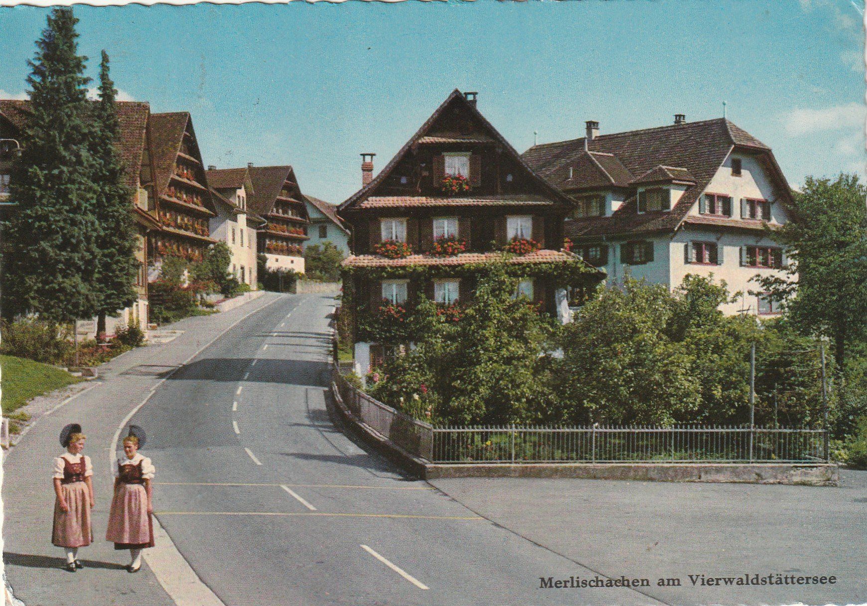 Cartoline postali: Merlischachen belebt – Usato da Rorschacherberg venduto da fratovi2