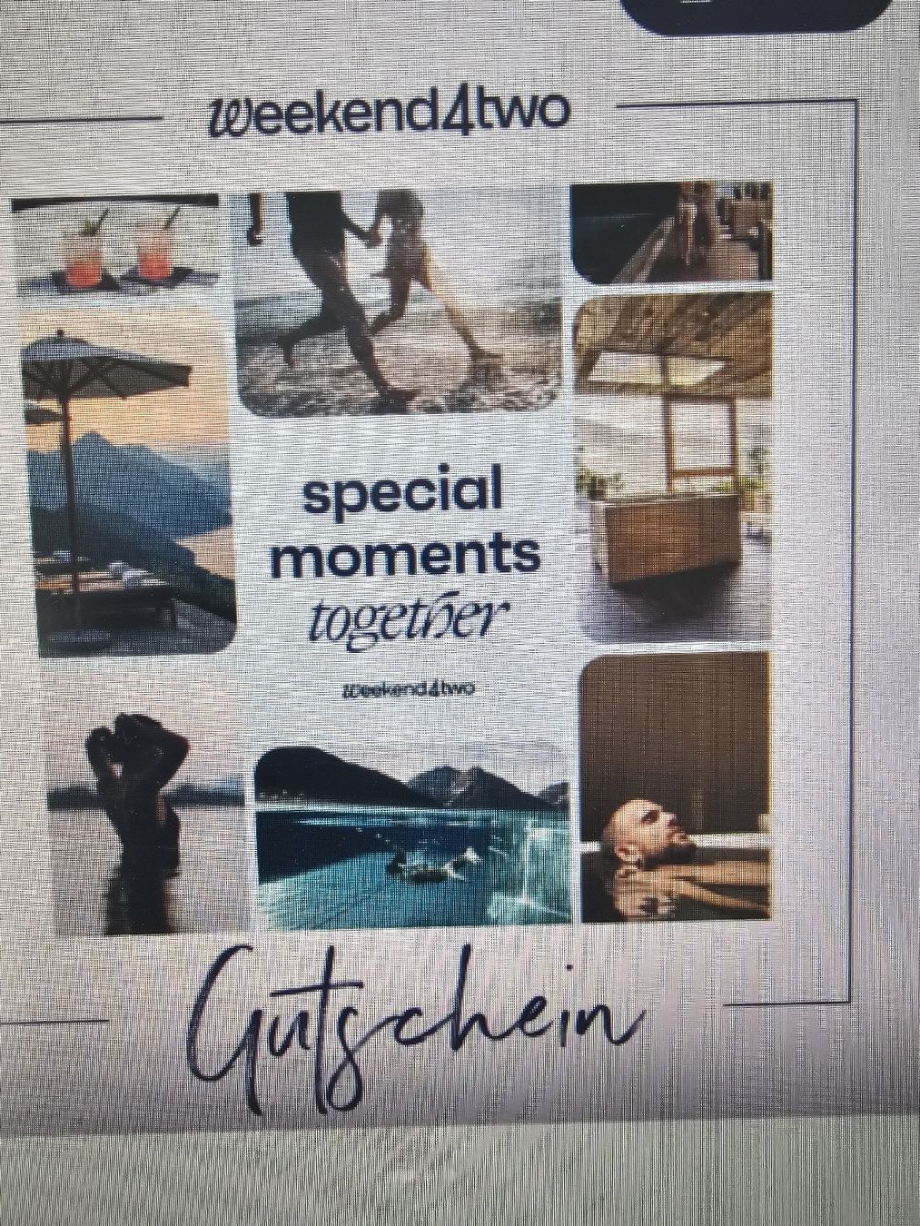 Buoni: Gutschein Weekend4two – Nuovo (secondo la descrizione) da Urtenen-Schönbühl venduto da dal_bk8c
