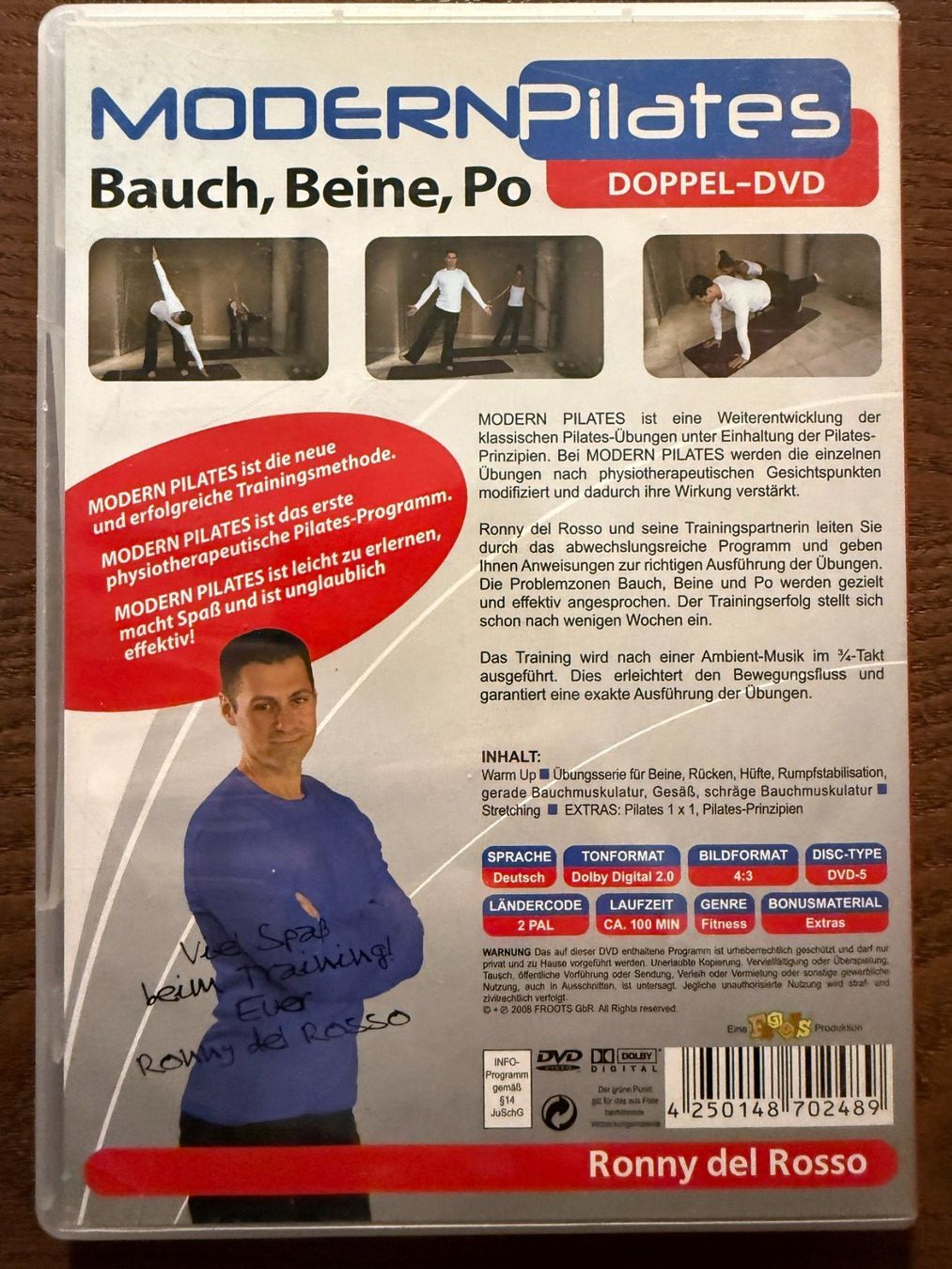 Tutti i DVDs: Modern Pilates - Bauch, Beine, Po – Usato da Zürich venduto da FilmFreunde 1
