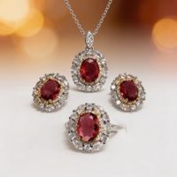 Ensemble de bijoux Rubis