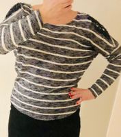 Pull fin rayé t.38/40