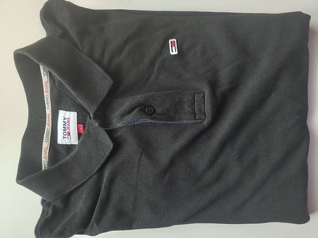 Tommy Jeans Polo Schwarz  Grösse M
