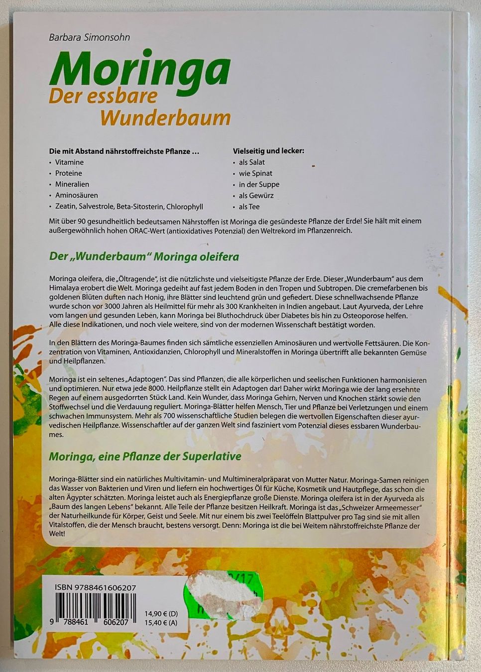 Libri: Buch Moringa Der essbare Wunderbaum – Usato da Lodrino venduto da Stema 1