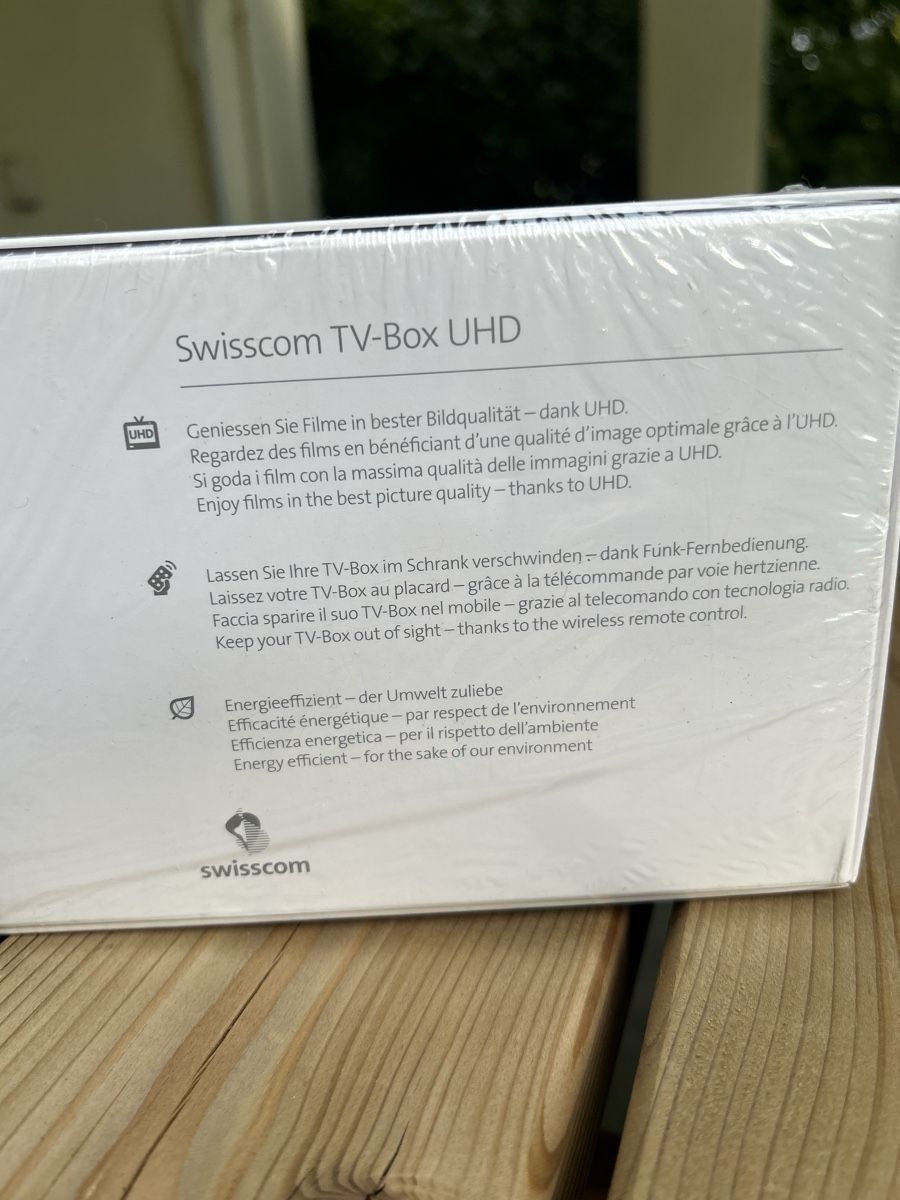 Heimkino: Swisscom TV UHD Box – Neu und originalverpackt aus Buchs AG von Sphenodus 1
