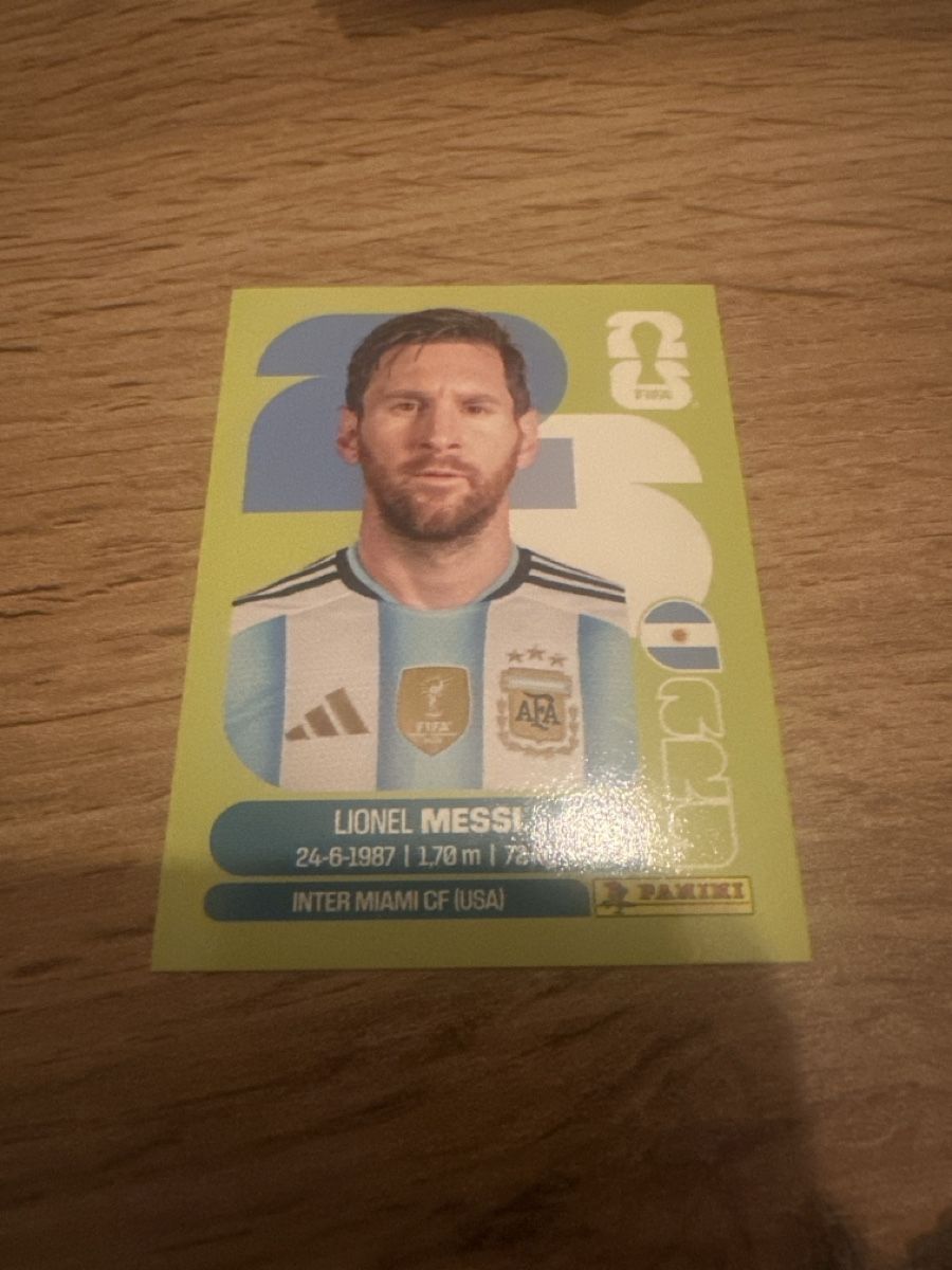 Panini Carte collezionabili: Panini 2026 Messi – Nuovo (secondo la descrizione) da Genève venduto da sim_7xgs