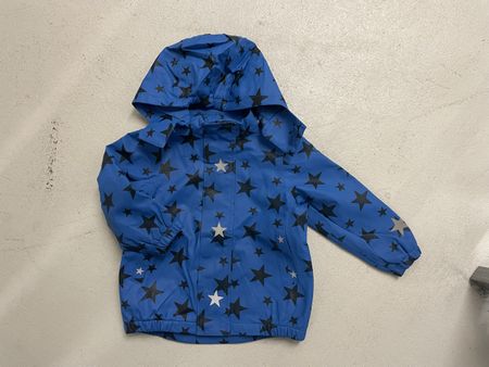 Regenjacke gefüttert Gr. 86/92