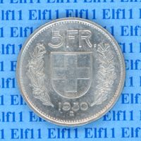 CHF___5.00 1950 -unz 5 Franken