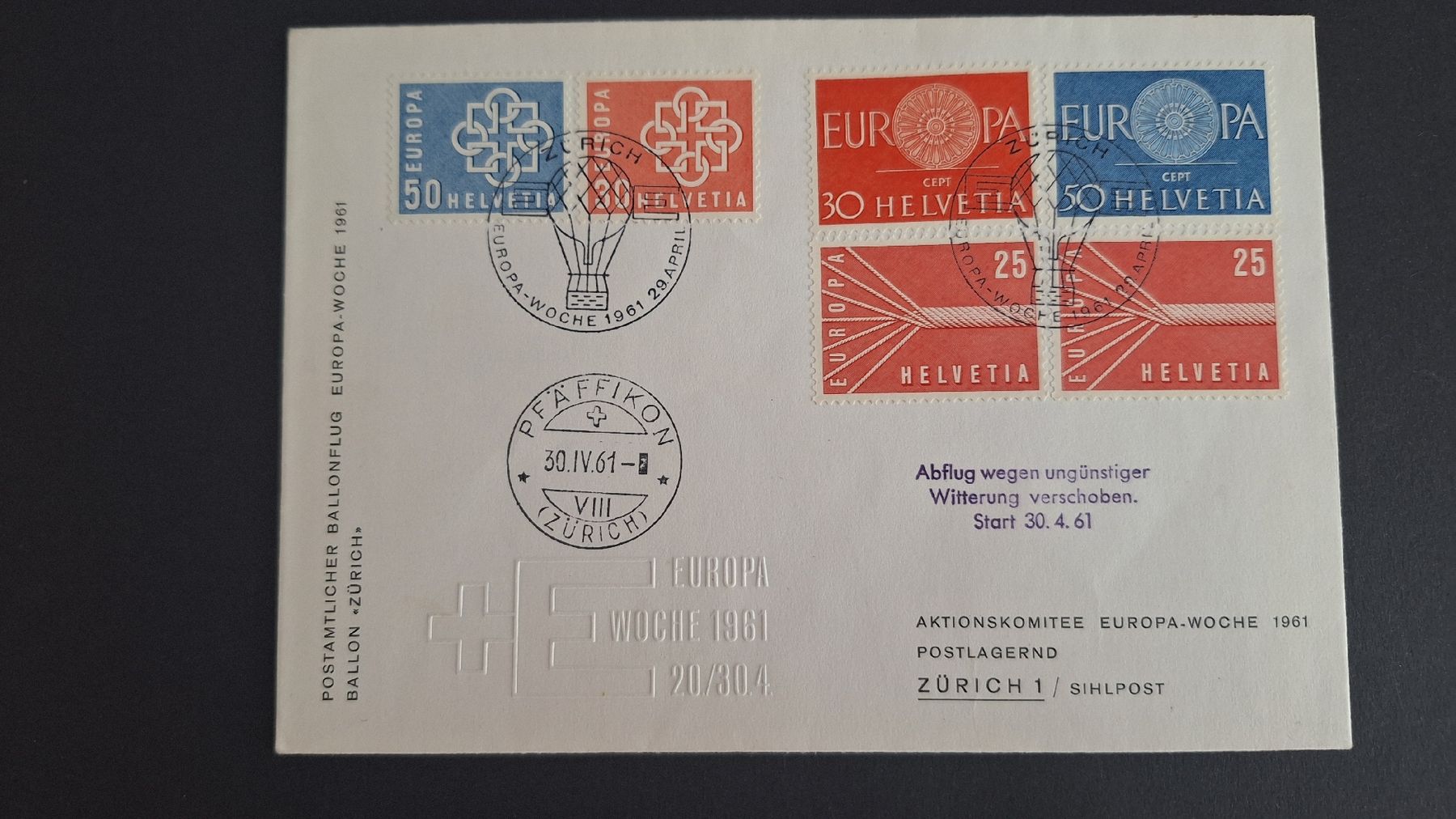 Tous les timbres: Sonderbrief mit Sonderdatumstempel – Neuf (Voir description) à Pratteln par walti-6060