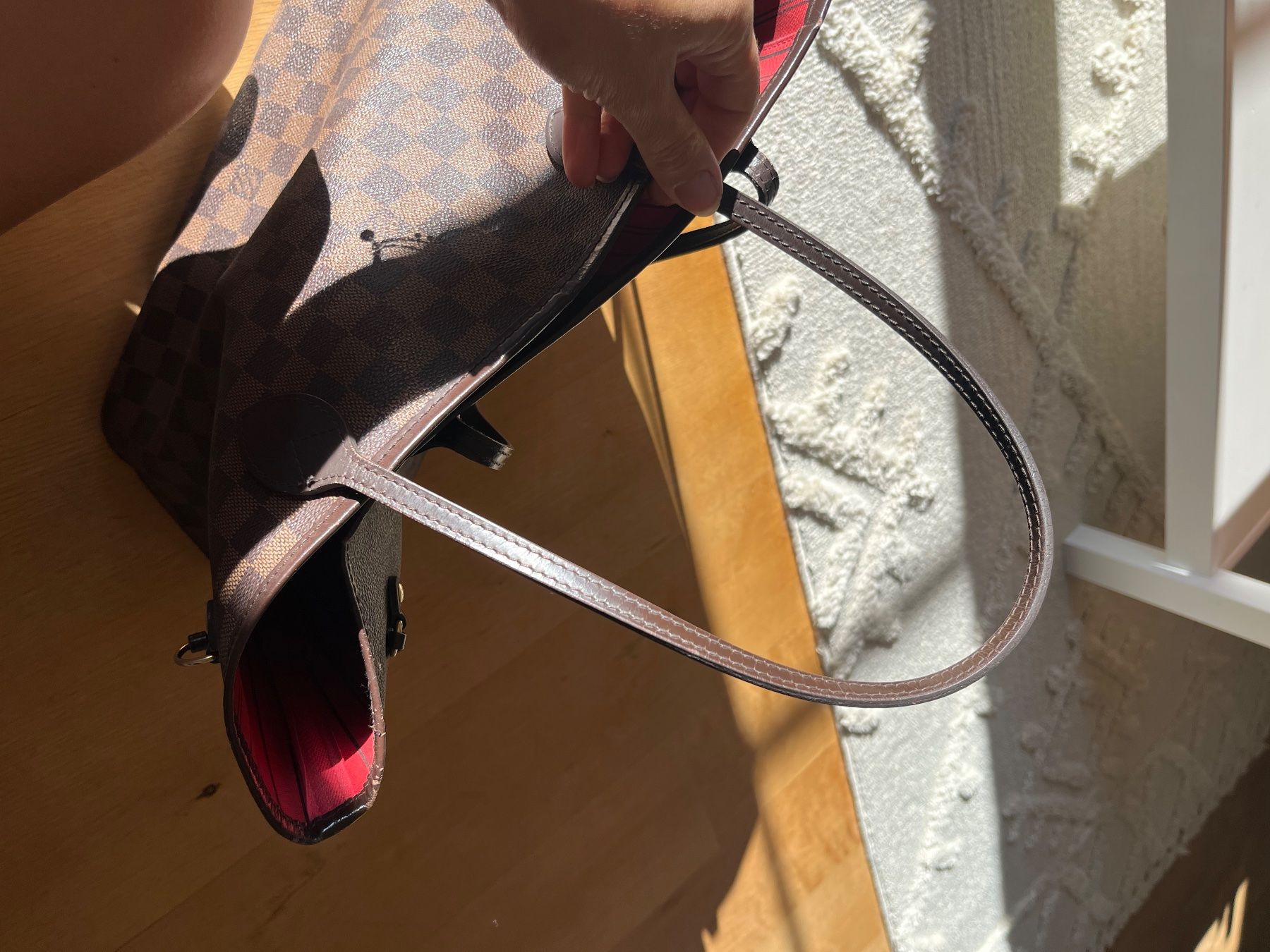 Louis Vuitton Borse da donna: Louis Vuitton Neverfull MM, Damier Ebene – Usato da Horgen venduto da maeckinski 9