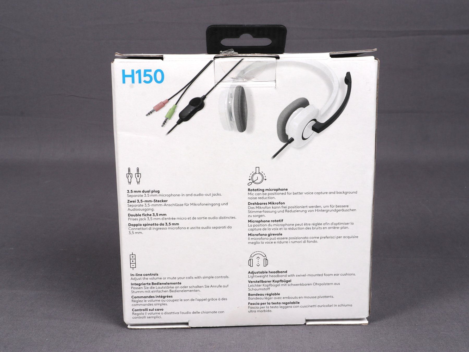 Logitech Cuffie: LOGITECH H150 Stereo -Headset – Nuovo (secondo la descrizione) da Steinen venduto da Restwert_Steinen 2