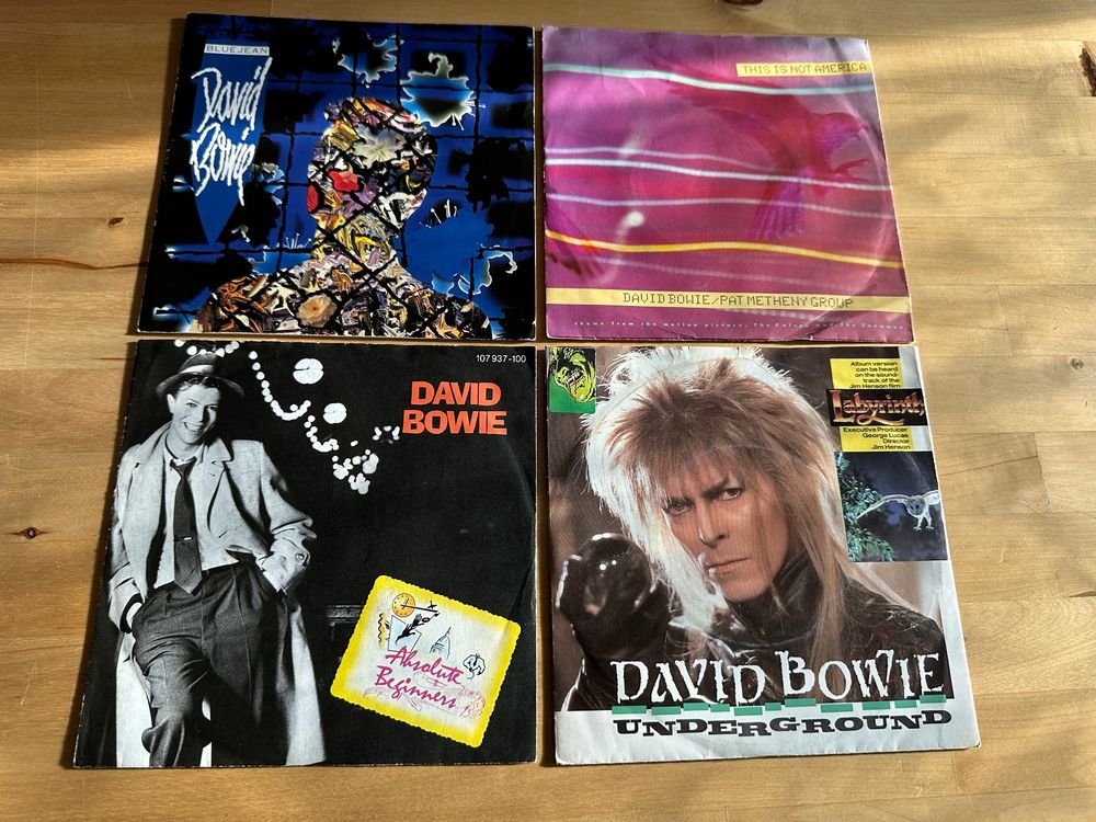 DAVID BOWIE tolle Single Sammlung 1984 - 1986 Kult Hit Top (Gebraucht ...
