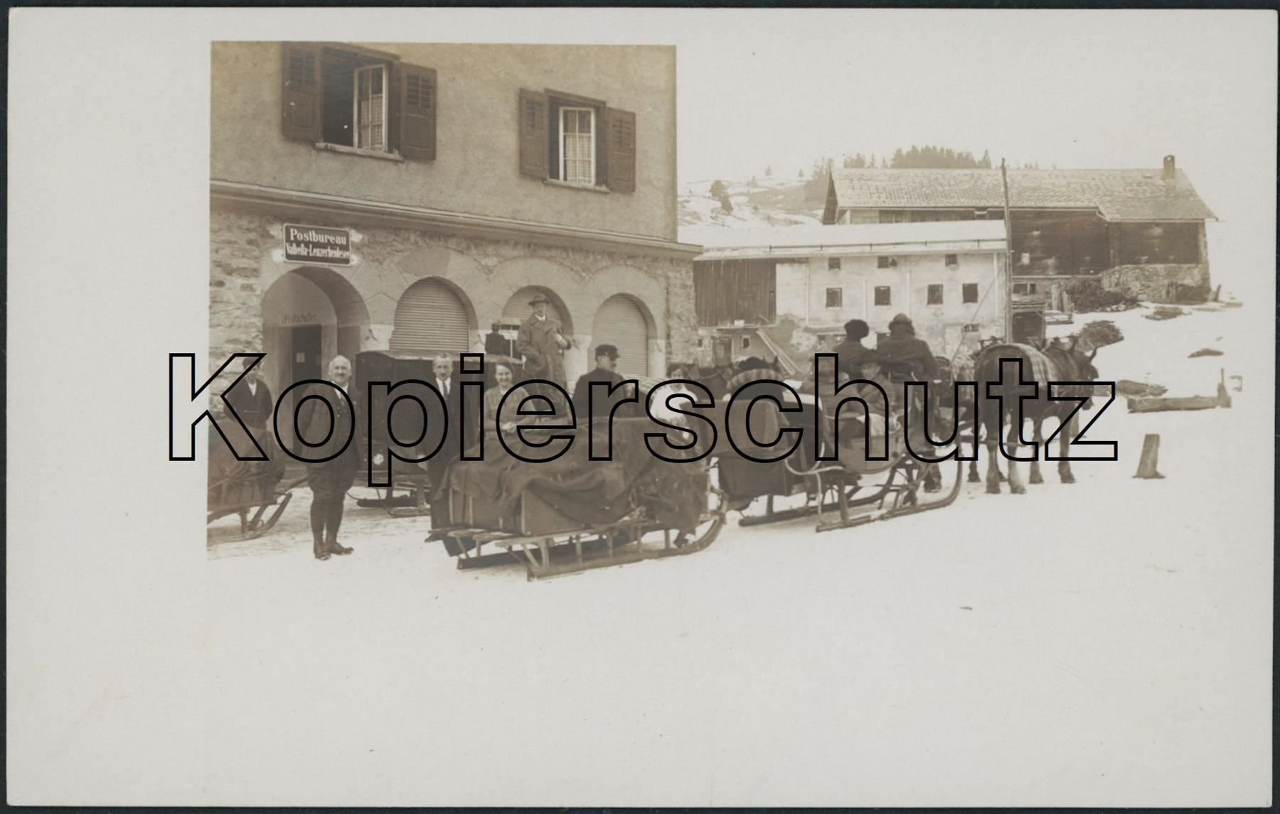Cartoline postali: GR Lenzerheidesee - Post - Postkutsche – Usato da Schindellegi venduto da Jonathan77