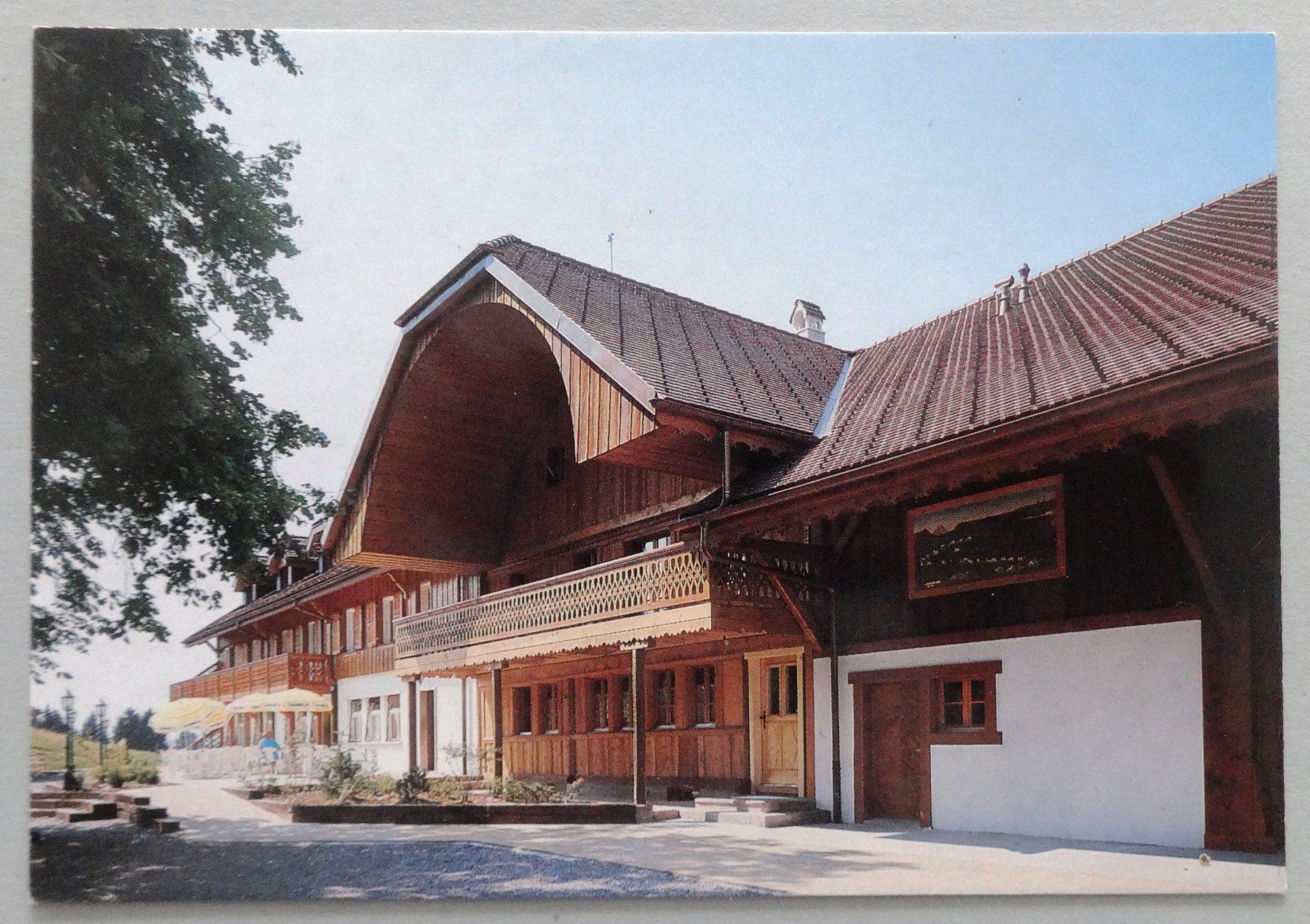 Ansichtskarten: Hôtel-Rest. "Les Colombettes", Vuadens – Gebraucht aus Fétigny von Billy2miny