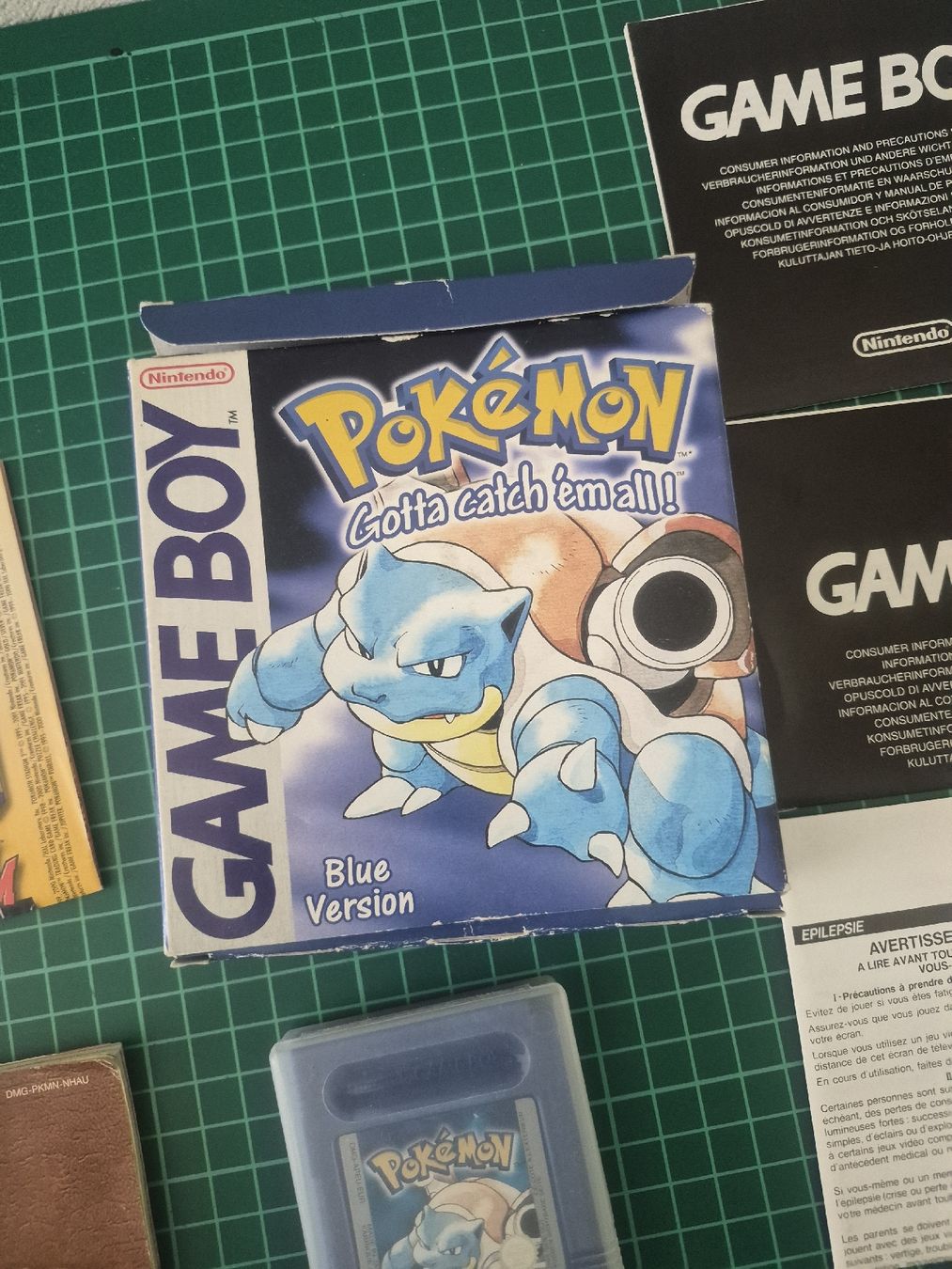 Pokémon Giochi: Pokemon Blue Version Game Boy complete in box [ on ovp] – Usato da Meyrin venduto da Retro-GZ 1
