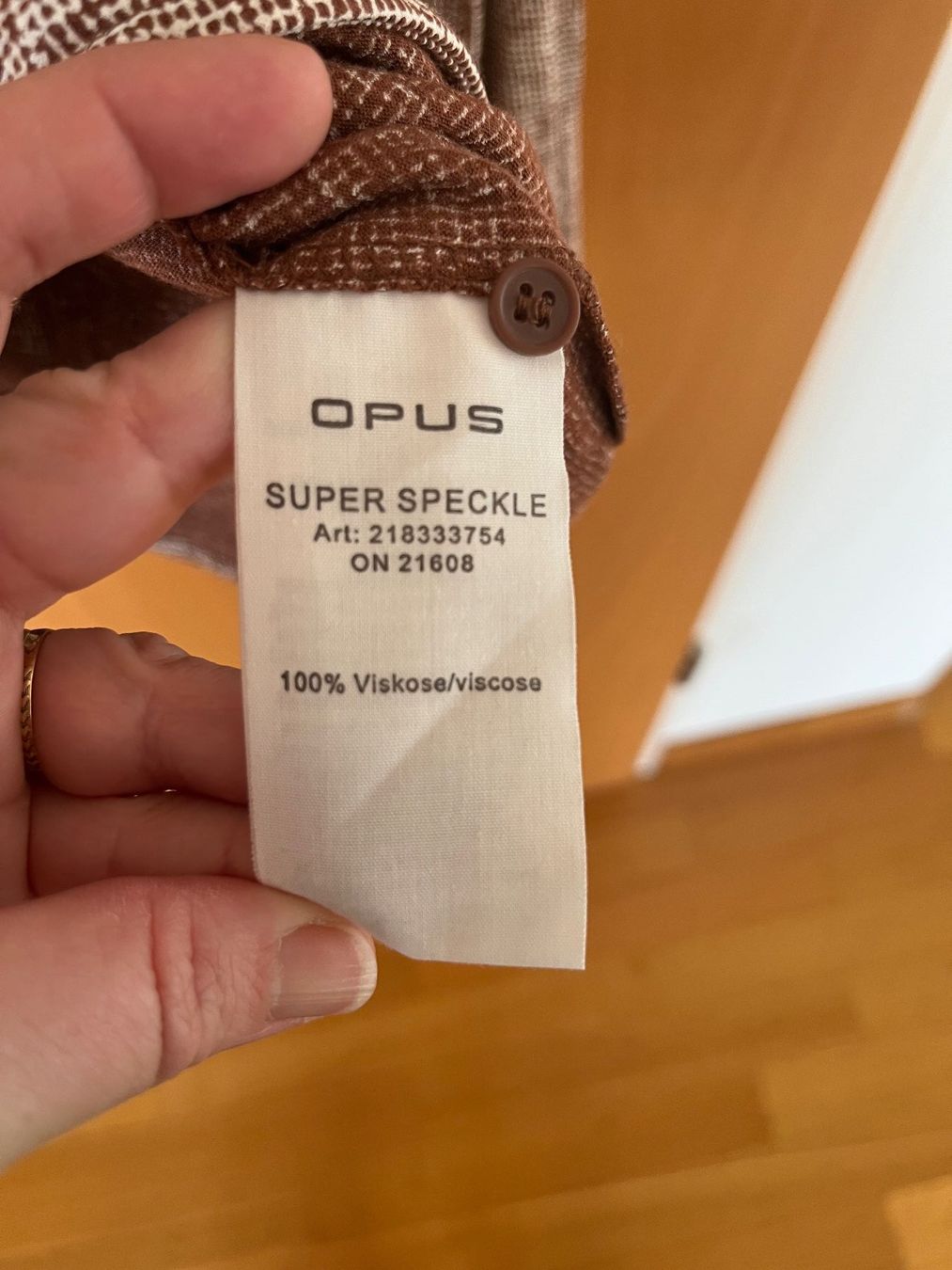 Opus Chemisiers: Braunes Opus Shirt, Grösse 38, Langarm – D'occasion à Kreuzlingen par zwergli05 4
