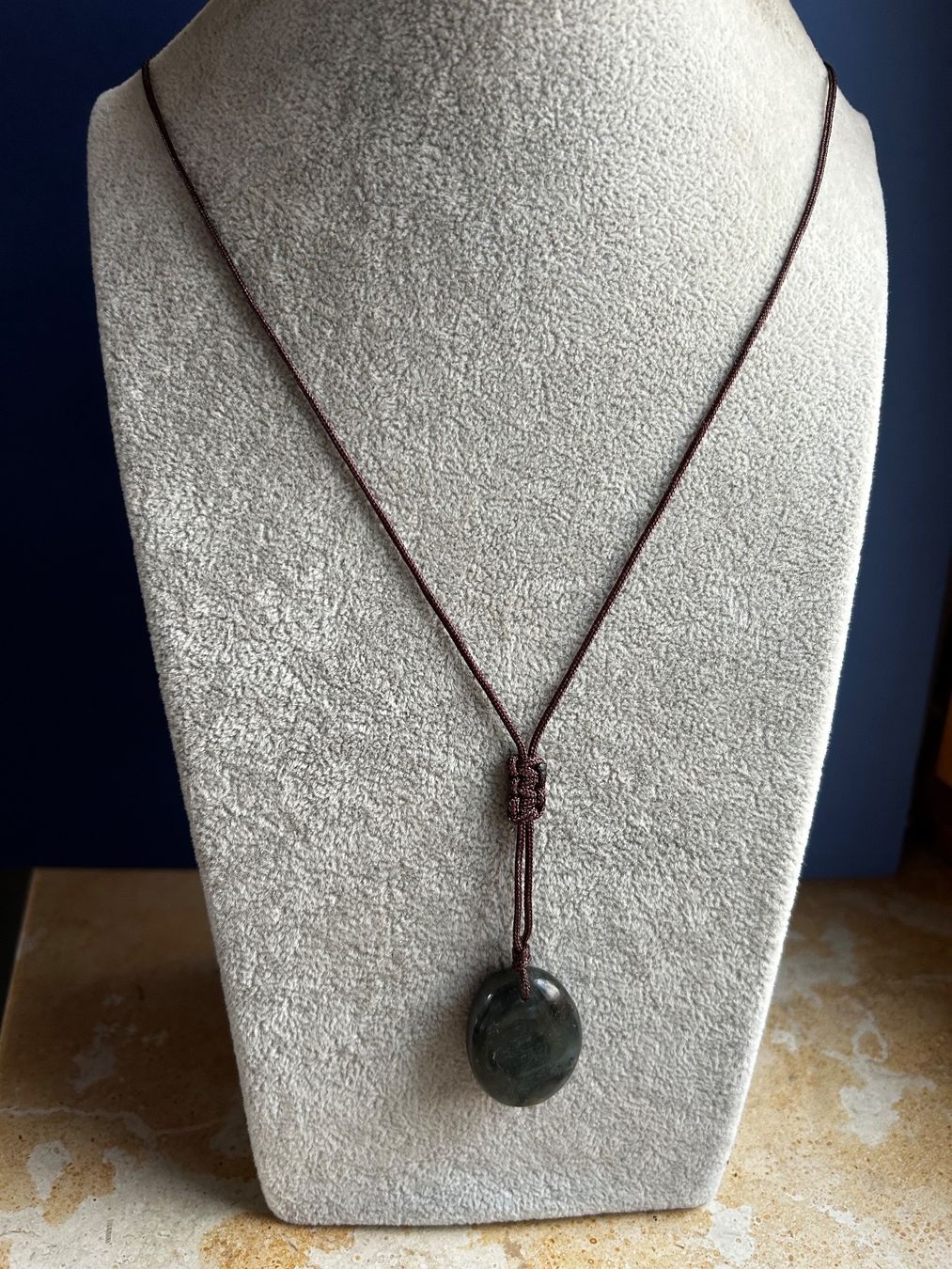 Catenine: Herrenkette Labradorit ca 50 cm – Usato da Dittingen venduto da Bijoubelle