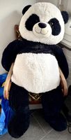 Grosser Plüsch Panda Stofftier schwarz weiss guter Zustand