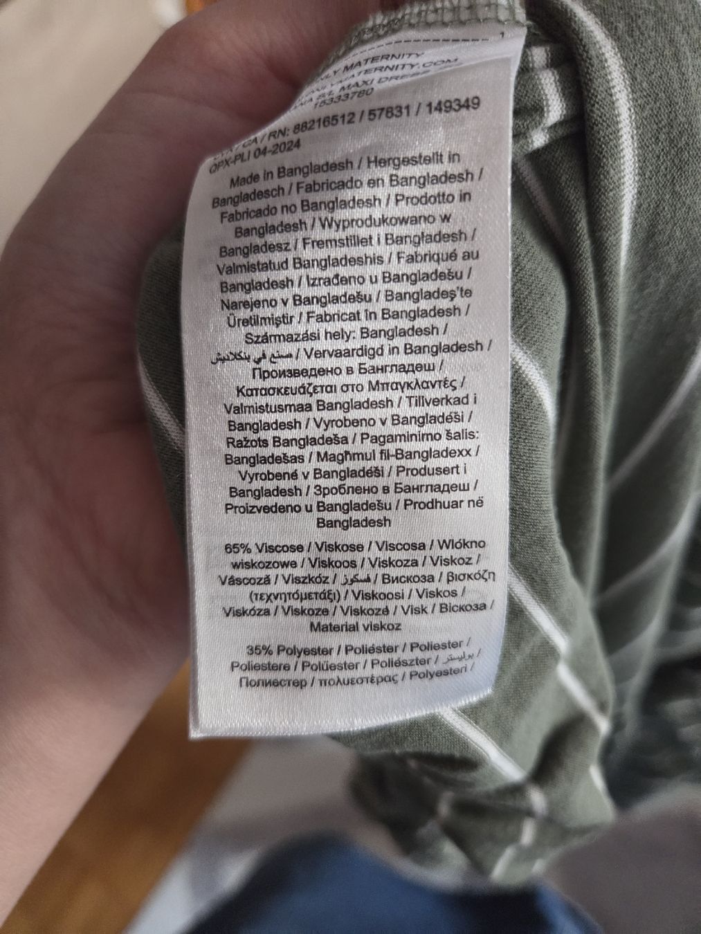 Vestiti: Schwangerschaftskleid Maxi Gr. S – Nuovo (secondo la descrizione) da jona venduto da ricrac10 3