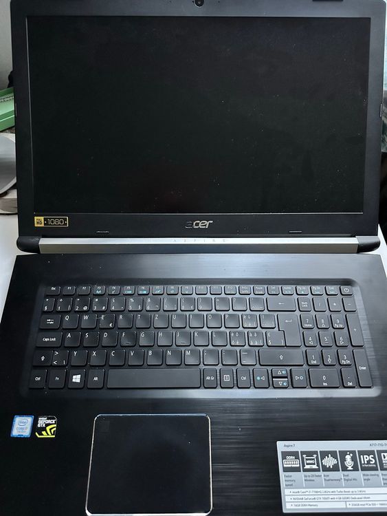 Écran Acer Aspire 7 A717-71G-593R – Dalle 17.3″ FHD LED IPS Mat – Neuf