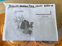 Playmobil Western Tiere Set 5252 mit Anleitung gebraucht
