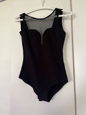 Schwarzer Tally Weijl Body mit Netz - Grösse S - Neu! 48