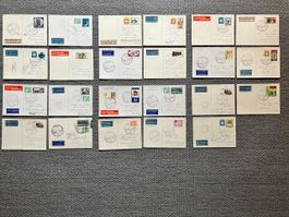 23 Flugbelege DDR 1985
