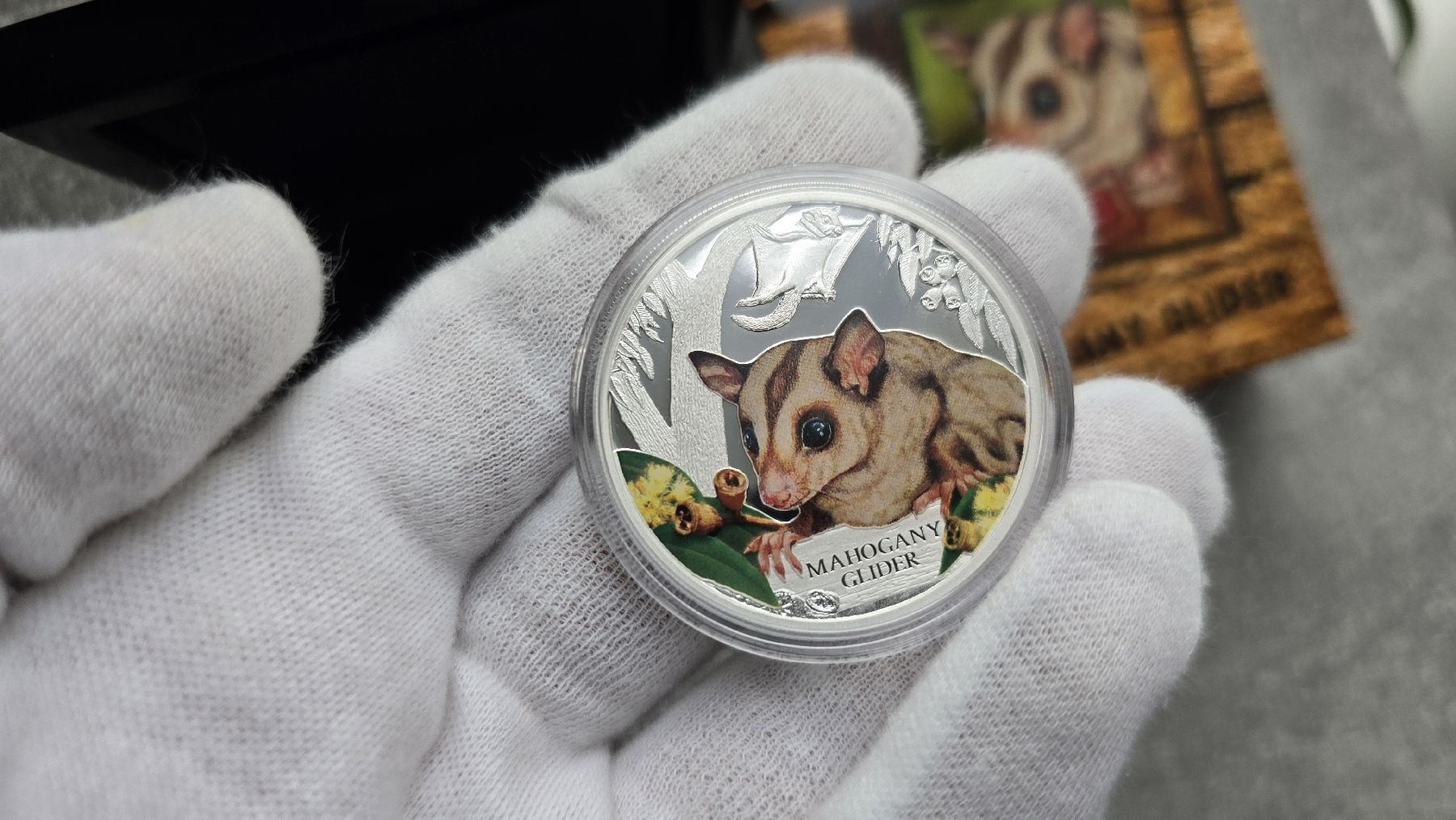 Alle Münzen: Sugar Glider 1 oz Silver Proof 2015 Color Perth Mint – Neu (gemäss Beschreibung) aus Petit-Lancy von SilverCoinCoin 1
