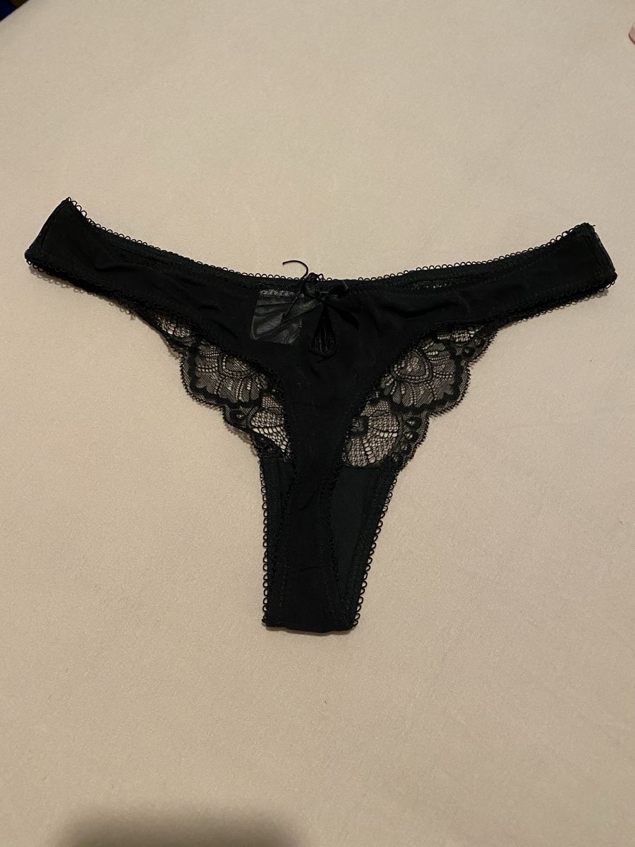 Avant Premiere Altra biancheria intima: Schwarzer String Tanga mit Spitze, Grösse M, neuwertig – Nuovo e nell'imballaggio originale da Frauenfeld venduto da Sibi75 1