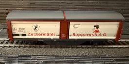 märklin H0 SBB Schiebewandwagen "Zuckermühle Rupperswil AG"