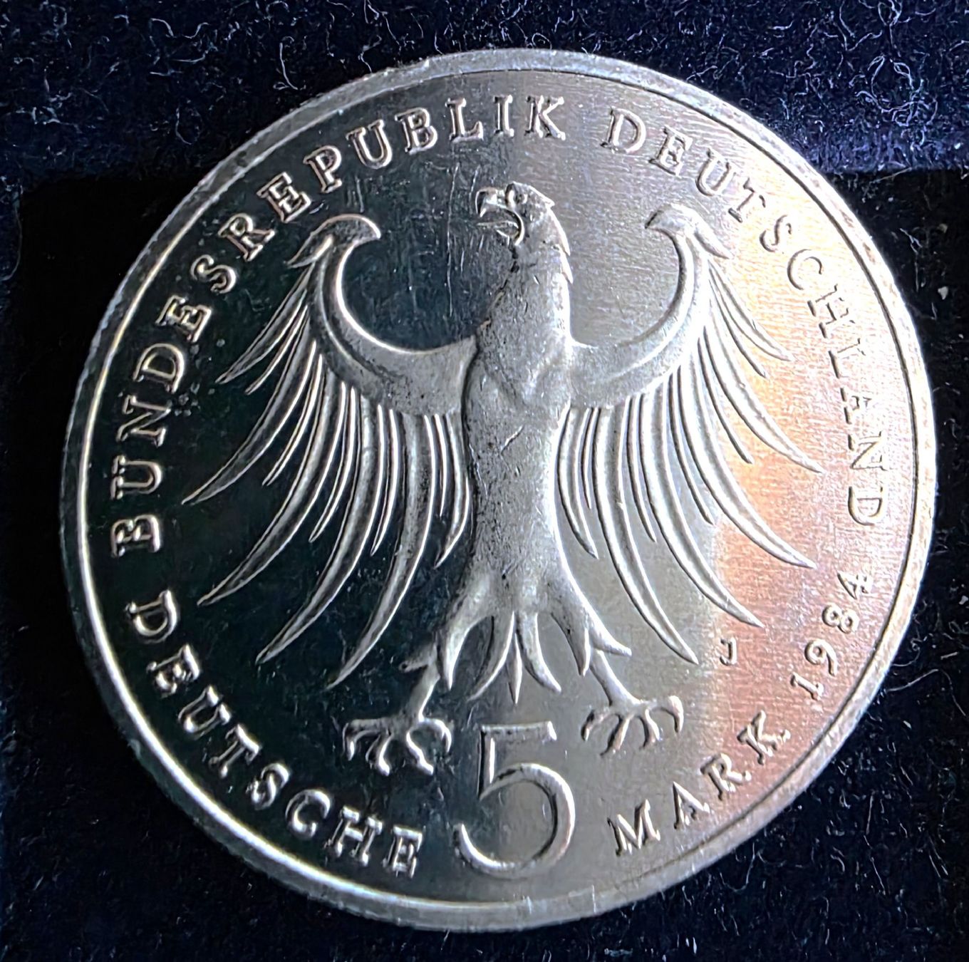 Alle Münzen: DEUTSCHLAND 5 MARK 1984 J – Gebraucht aus winterthur von CoinPassion 1