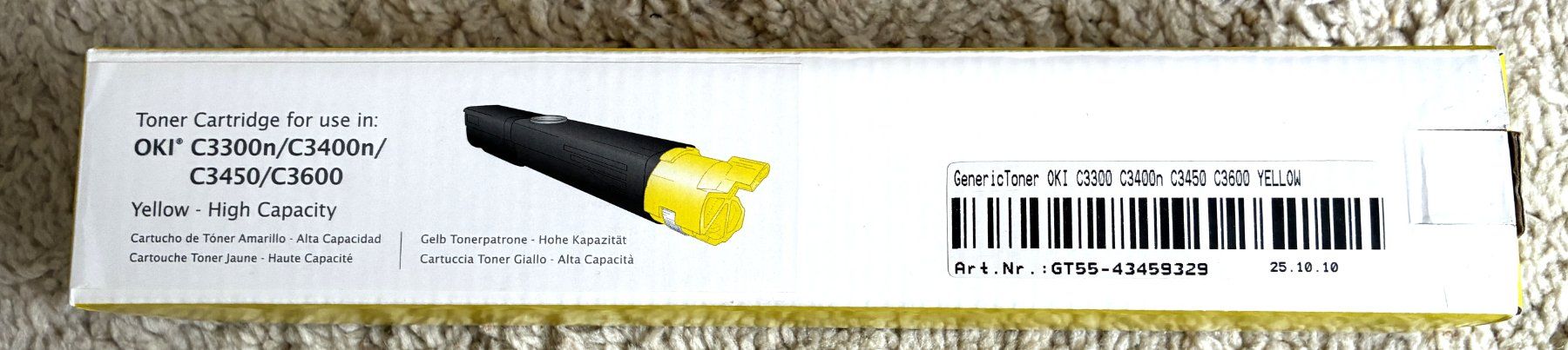 Oki Druckerpatronen & Toner: Oki Toner yellow C3600 / C3400 / C3300 – Neu (gemäss Beschreibung) aus Zürich von foufou2000