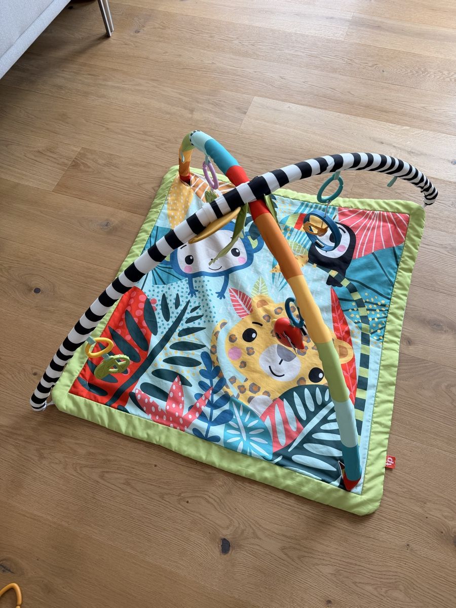 Fisher-Price Tappeto da gioco: Fisher-Price Rainforest Spielbogen, Krabbeldecke – Usato da Gersau venduto da Segantini21 1