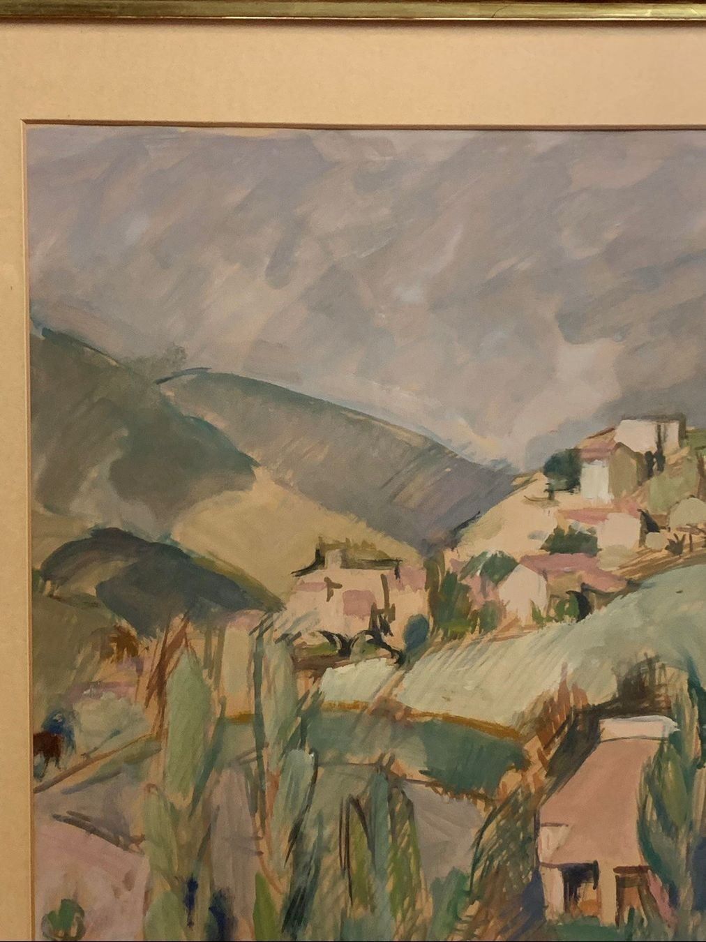 Dipinti: Sehr Alte Mischtechnik 1940 – Usato da Müllheim Dorf venduto da Othmar73 1