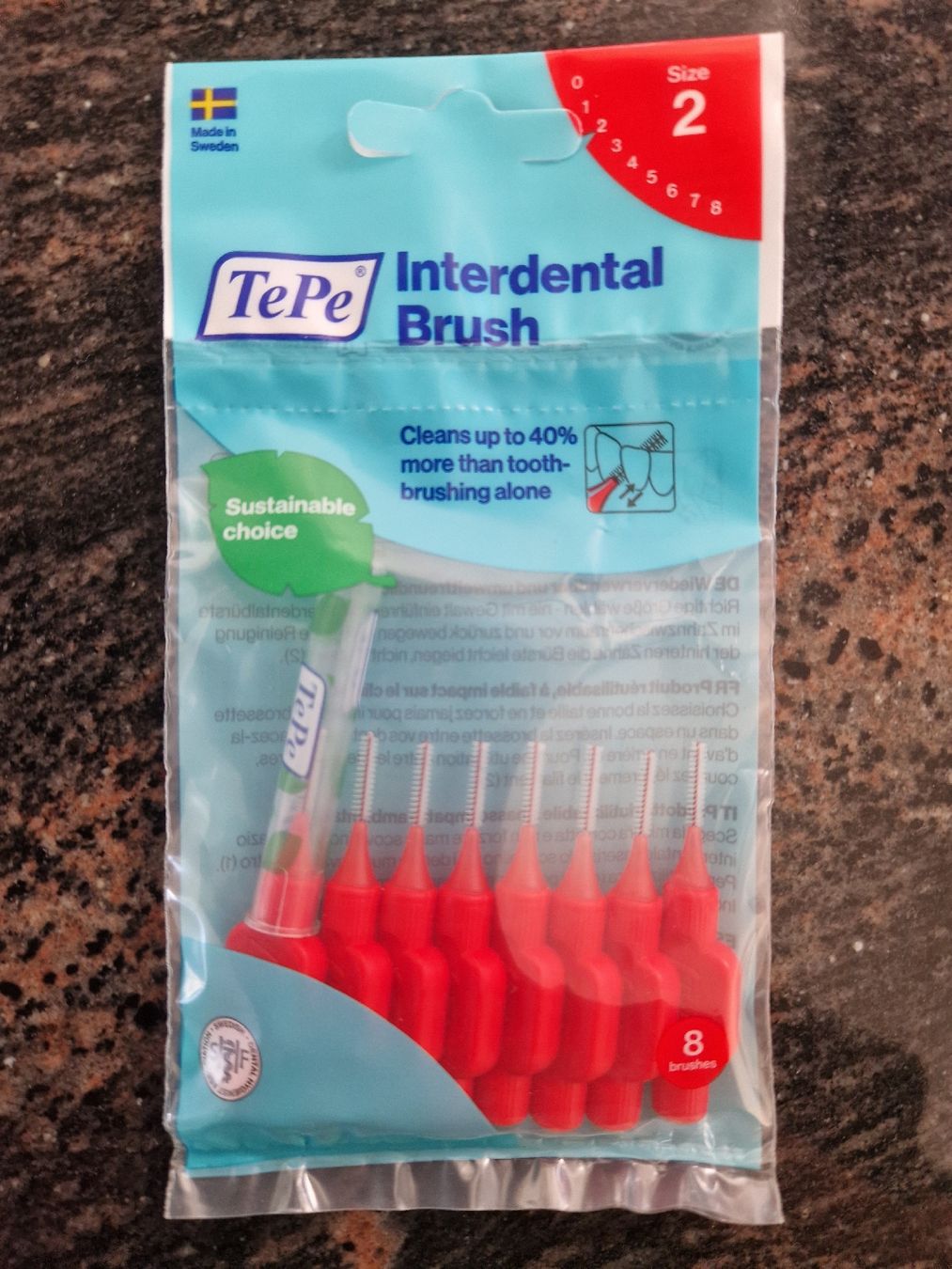 Zahnpflege: TePe Interdentalbürsten Size 2 – Neu und originalverpackt aus Lyss von katelisa