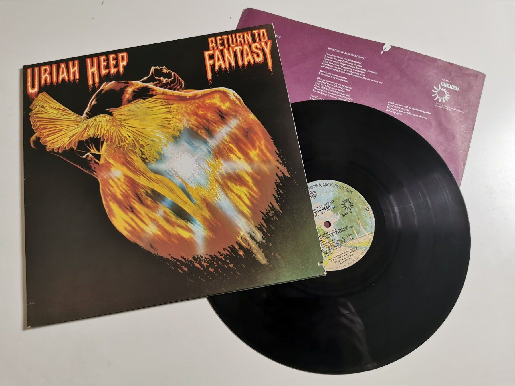 Dischi in vinile: Uriah Heep - Return to Fantasy – Usato da Grafenried venduto da Jukebox70