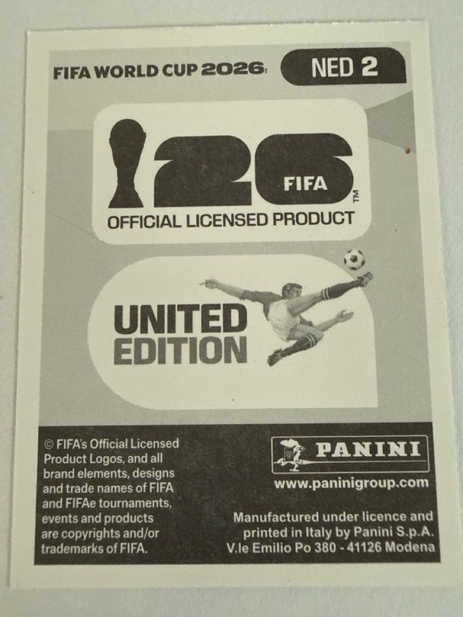 Panini Carte collezionabili: FIFA WM 2026 NED 2 – Nuovo (secondo la descrizione) da Stäfa venduto da eko_lkv8 1
