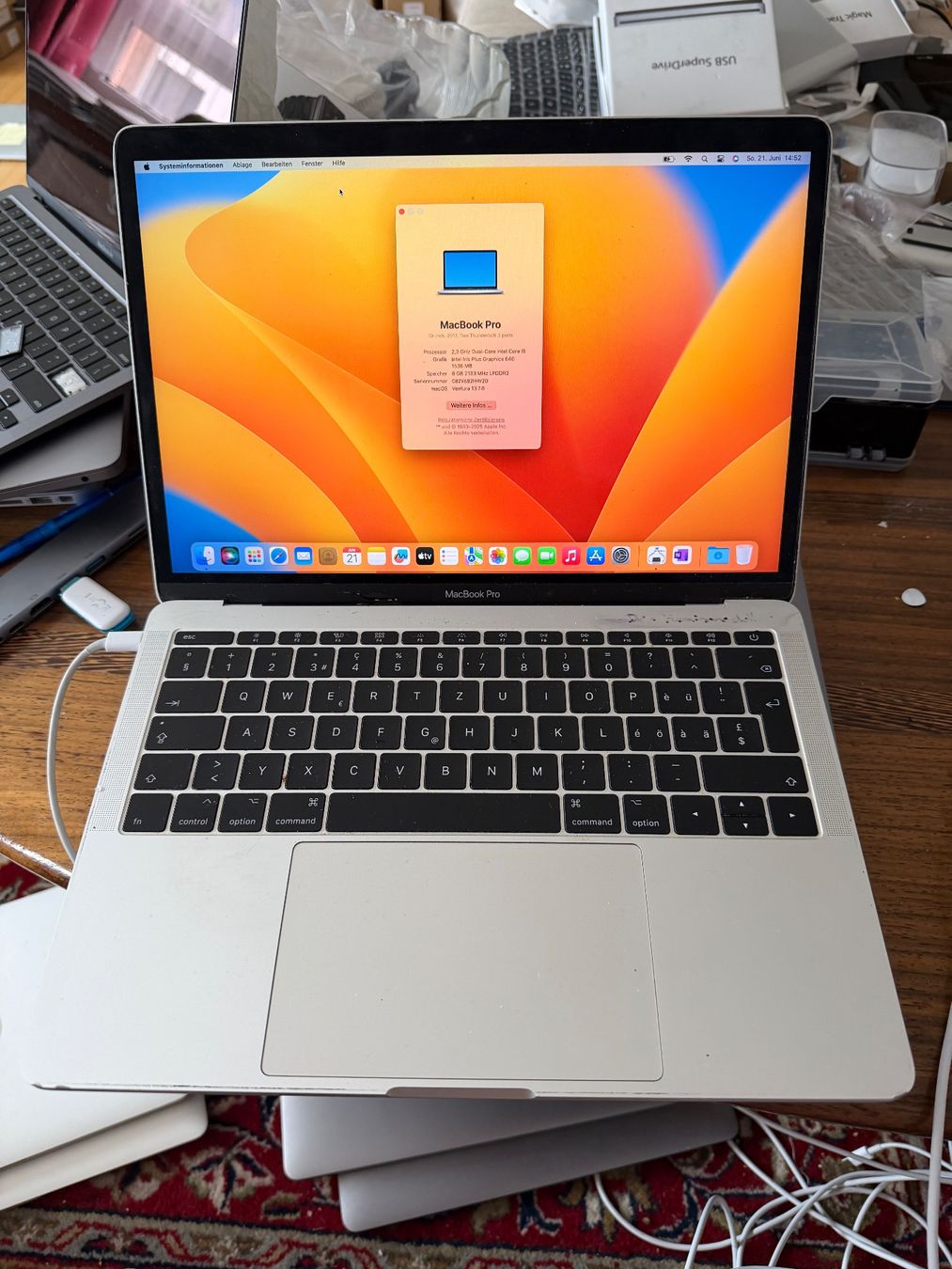 Apple Notebook: Macbook pro 13 2017 – Usato da Schattdorf venduto da Kofi57
