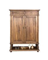Zeitloser Holzschrank ausMassivholz,Klassik für jedesZuhause