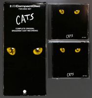 TWO-DISC SET "CATS" COPLETE ORIGINAL BROADWAY CAST RECORDING