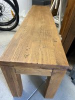 Sitzbank aus rustikaler Eiche - 160x35x45cm