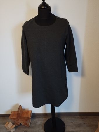 Mini- Kleid / Long Pullover, Gr. L, grau