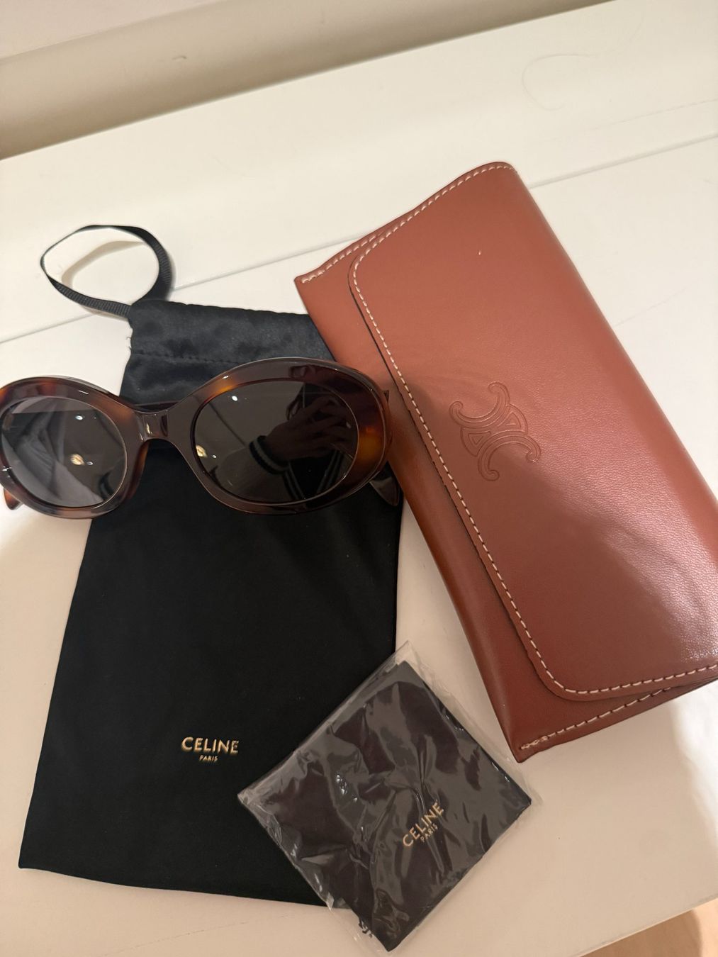 Celine Occhiali & Lenti: Celine Triomphe 01 sonnenbrille aus acetat – Nuovo (secondo la descrizione) da Küsnacht ZH venduto da theatorp 2