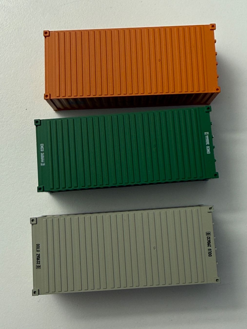 Faller Modelleisenbahnen: Faller Container Hapag-Llöyd, Evergreen,OOCL / HO – Gebraucht aus Jonschwil von sutfra12 3