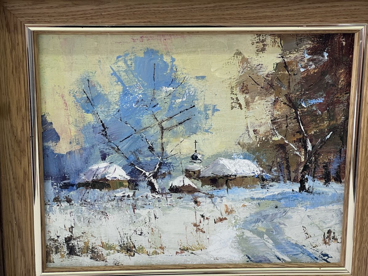 Dipinti: Ölgemälde Winterlandschaft (50) – Usato da Glattfelden venduto da brockischweiz 2