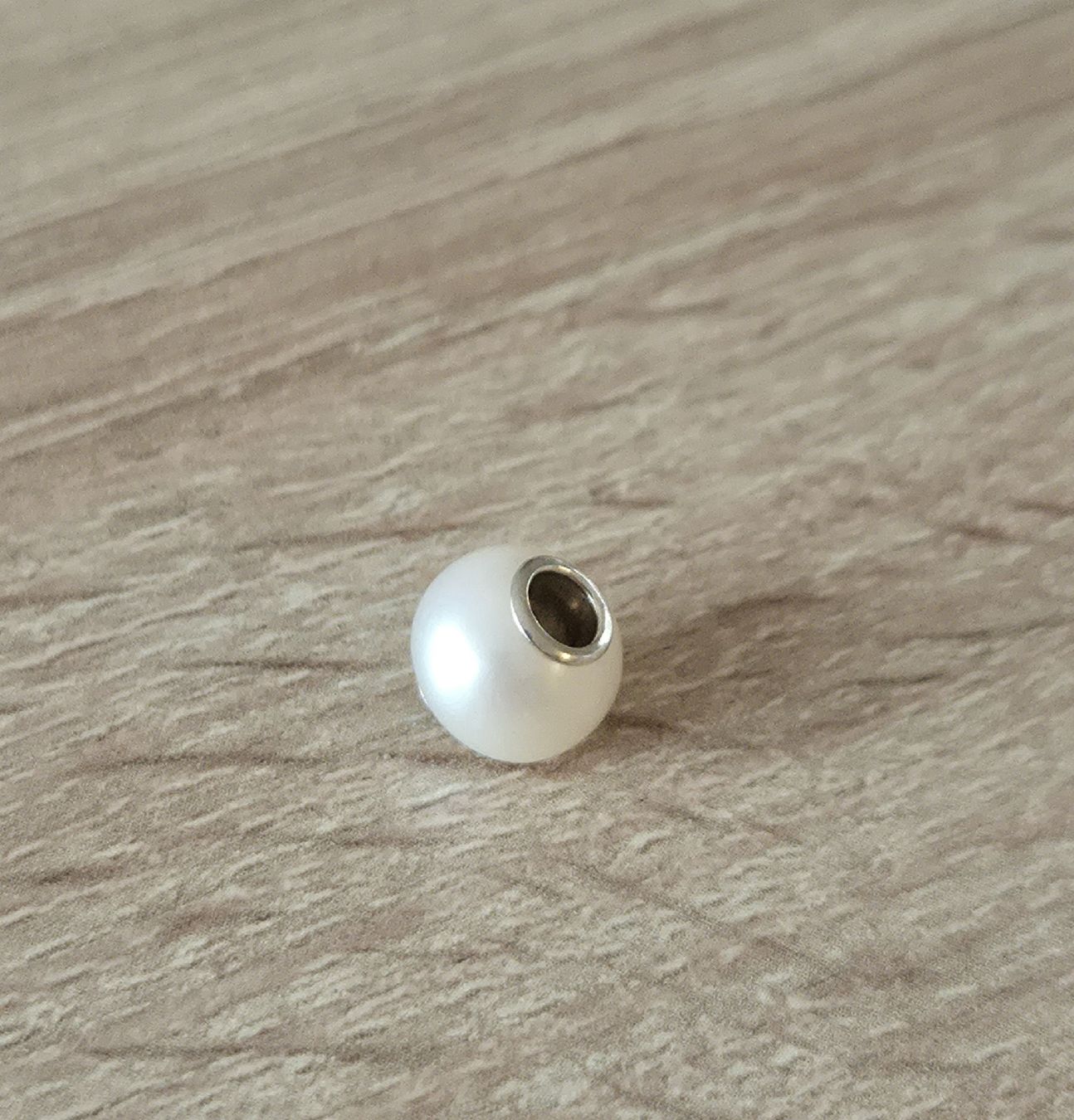 Ciondoli: Trollbeads the original - weisse Perle  – Usato da Ellighausen venduto da Luna_dk 2