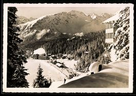 AK Arosa, Totalansicht im Winter