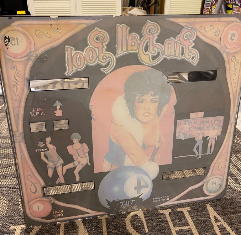 Flipper Backglass Pinball Pool 1983 Kaufen auf Ricardo